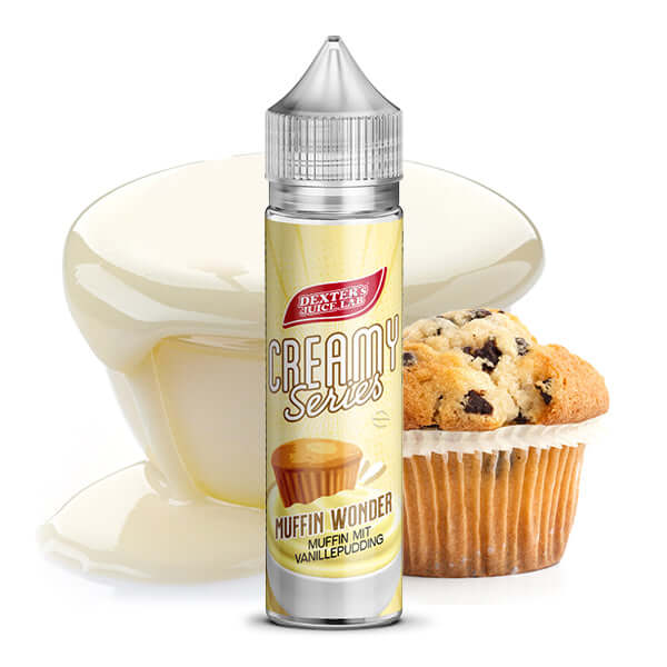 DEXTER'S JUICE LAB Creamy Series Muffin Wonder Aroma with vanilla pudding and muffin dessert.