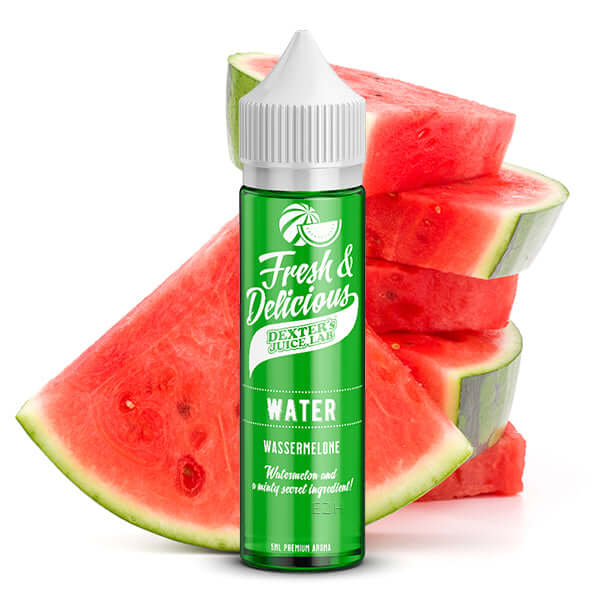 DEXTER'S JUICE LAB Fresh & Delicious Water Aroma 5ml with juicy watermelon and a secret ingredient.