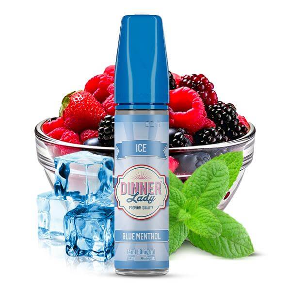 DINNER LADY ICE - Blue Menthol Aroma 14 ml – Aroma Flasche Produktfoto