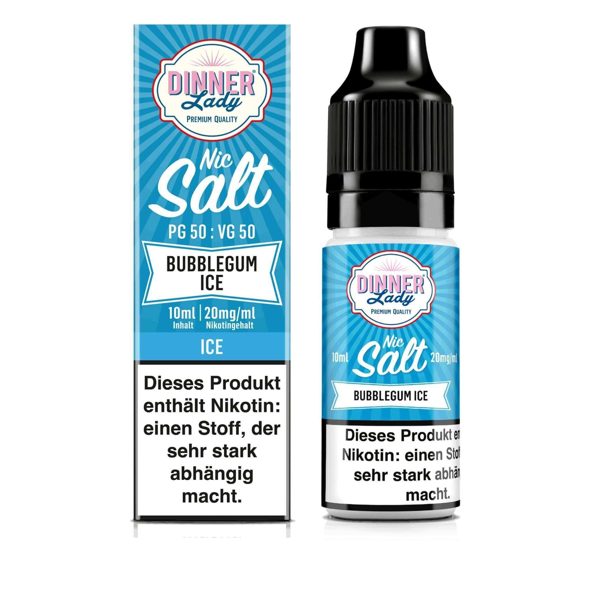 Dinner Lady - ICE - Bubblegum Ice Nikotinsalz - 20 mg/ml - Haus des Dampfes