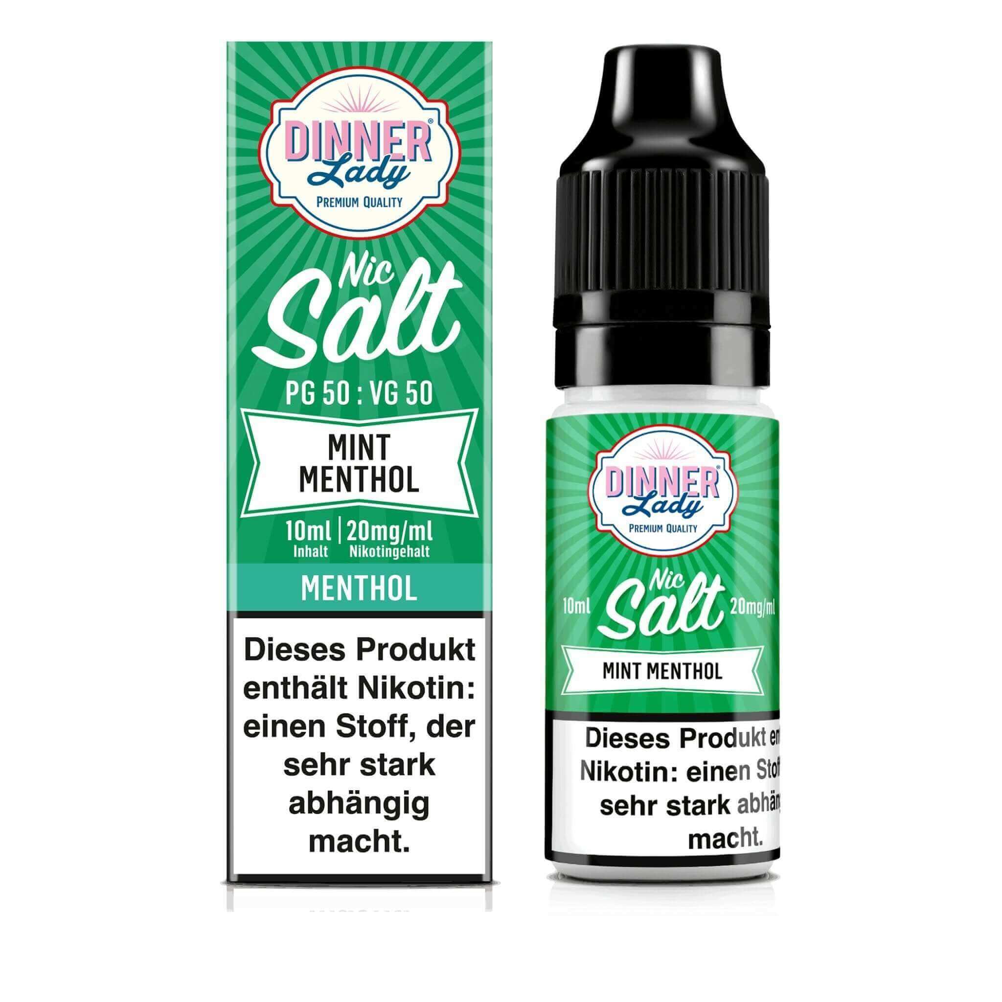 Dinner Lady - MENTHOL - Mint Menthol Nikotinsalz - 20 mg/ml - Haus des Dampfes