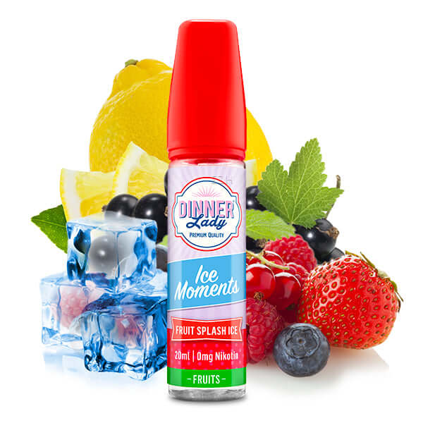 DINNER LADY Moments - Fruits Splash Ice Aroma 20ml – Aroma Flasche Produktfoto