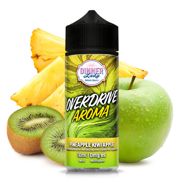 DINNER LADY OVERDRIVE - Pineapple Kiwi Apple - Aroma 10ml