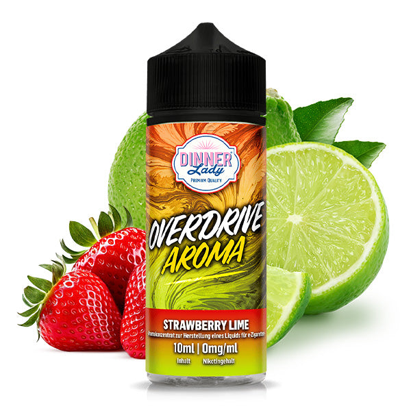 DINNER LADY OVERDRIVE - Strawberry Lime - Aroma 10ml