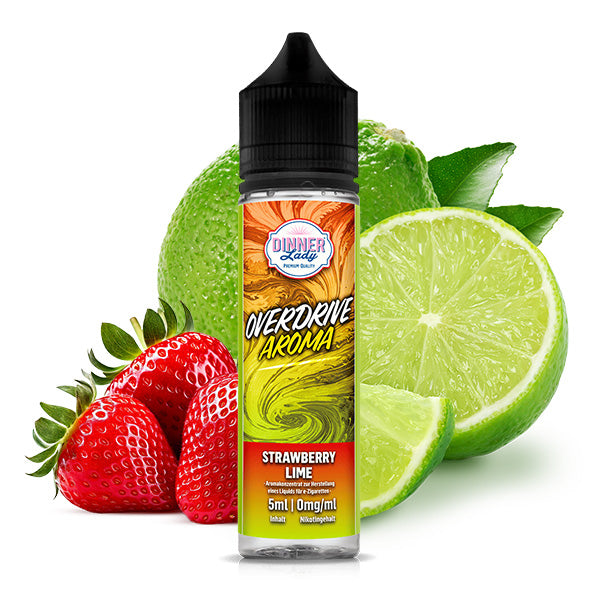 DINNER LADY OVERDRIVE - Strawberry Lime - Aroma 5ml