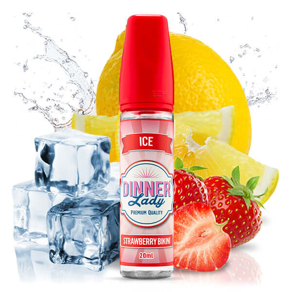 DINNER LADY ICE - Strawberry Bikini Aroma 20 ml – Aroma Flasche Produktfoto
