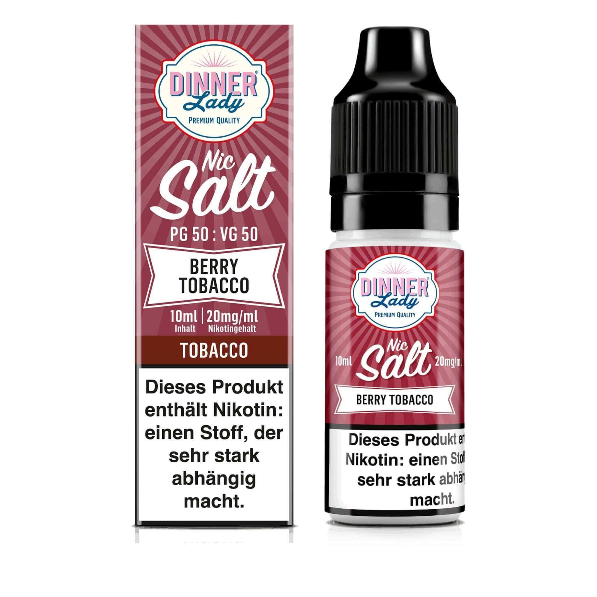 Dinner Lady - TOBACCO - Berry Tobacco Nikotinsalz - 20 mg/ml - Haus des Dampfes