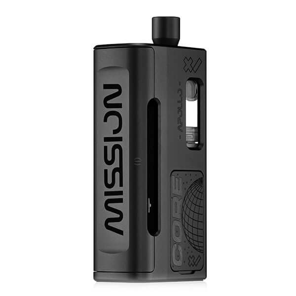 DotMod dotApollo Kit in sleek black, showcasing elegant design and innovative features for vapers.