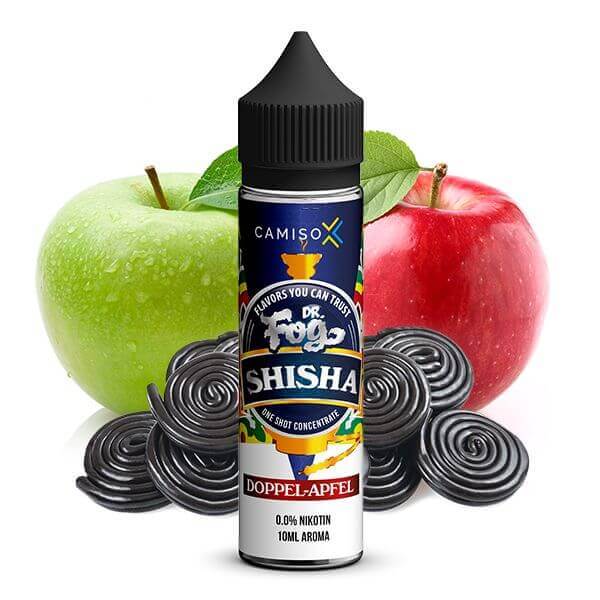 Dr. Fog - Shisha - Doppel Apfel - 10 ml Aroma - Haus des Dampfes
