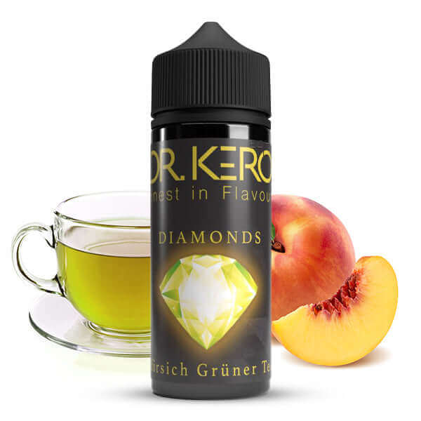 Dr. Kero - Diamonds - Pfirsich Grüner Tee 10ml Aroma - Haus des Dampfes