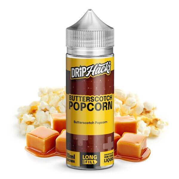 DRIP HACKS - Butterscotch Popcorn - 10 ml Aroma - Haus des Dampfes