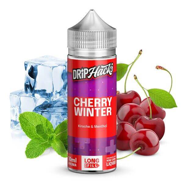 DRIP HACKS - Cherry Winter - 10 ml Aroma - Haus des Dampfes