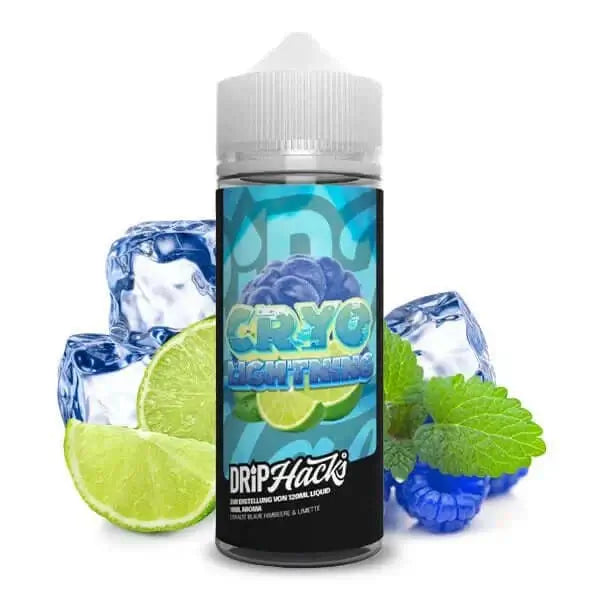 DRIP HACKS Cryo Lightning Aroma 10ml in einer 120 ml Flasche - Haus des Dampfes