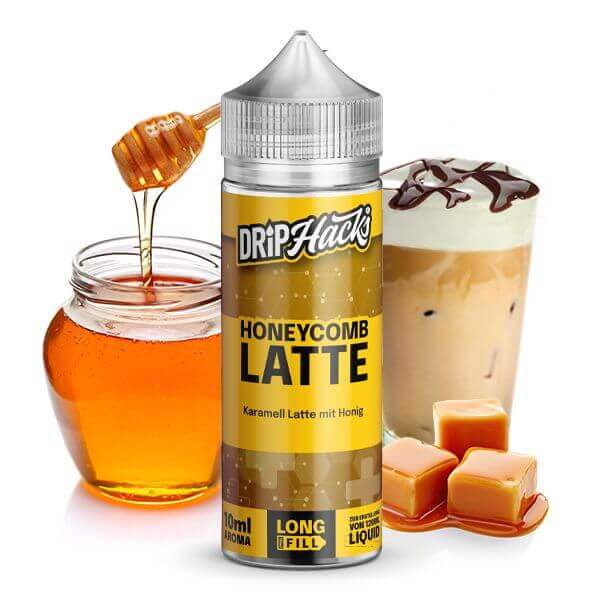 DRIP HACKS - Honeycomb Latte - 10 ml Aroma - Haus des Dampfes