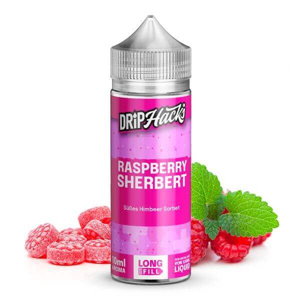 DRIP HACKS - Raspberry Sherbert - 10 ml Aroma - Haus des Dampfes
