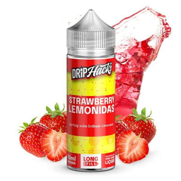 DRIP HACKS - Strawberry Lemonidas - 10 ml Aroma - Haus des Dampfes