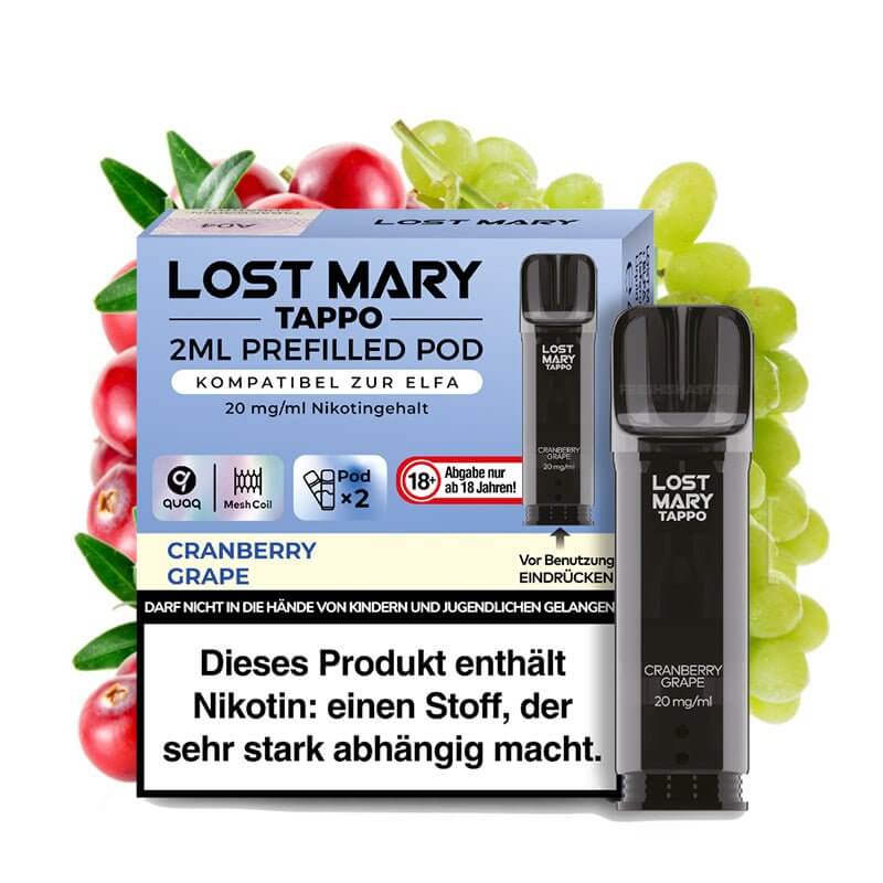 ELF Bar - Lost Mary TAPPO - Prefilled Pods 20mg/ml | gnstig bestellen ELF Bar - Lost Mary TAPPO - Prefilled Pods 20mg/ml | gnstig bestellen