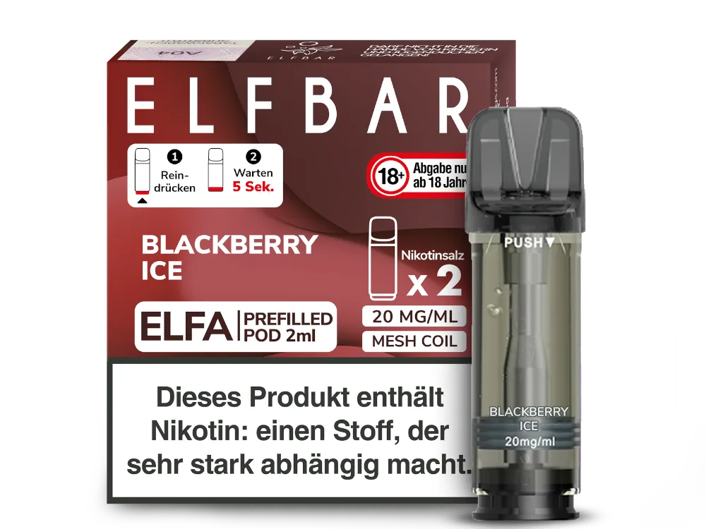 Elfbar - Elfa Pod 20mg/ml & Nikotinfrei