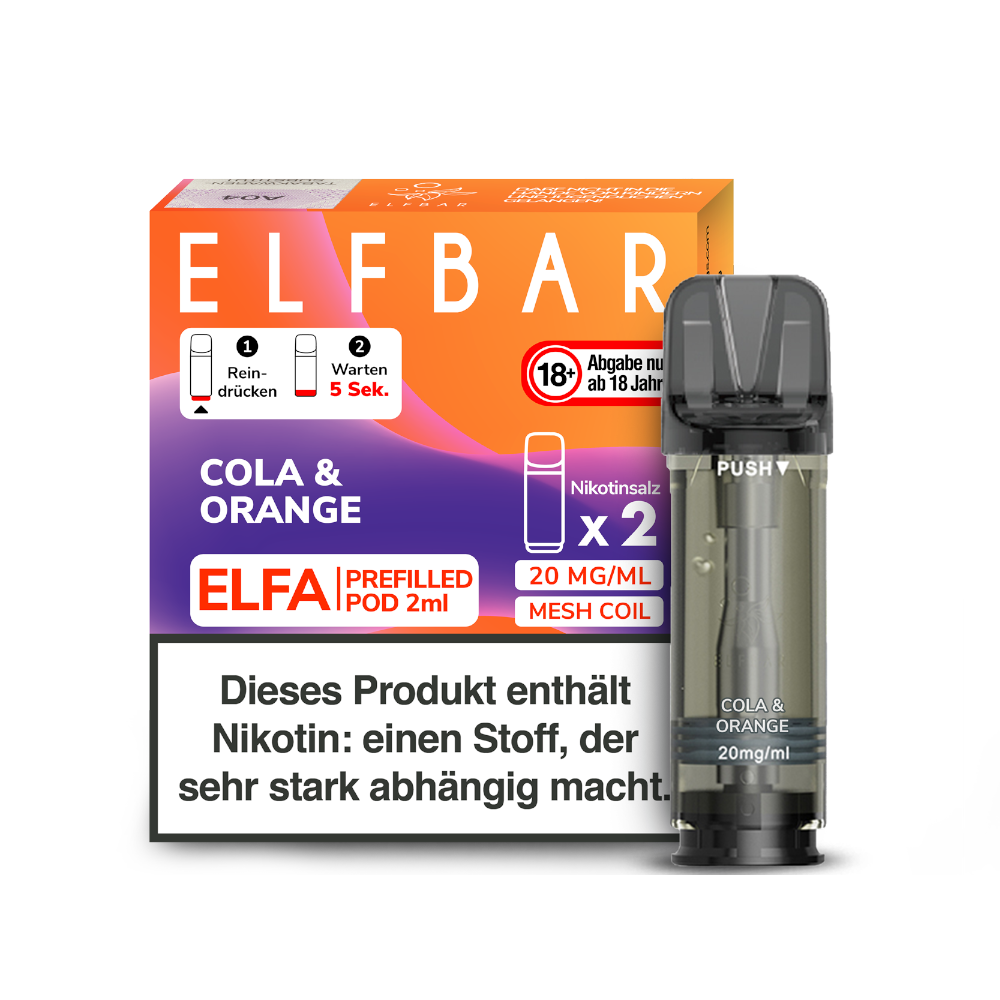 Elfbar - Elfa Pod 20mg/ml & Nikotinfrei