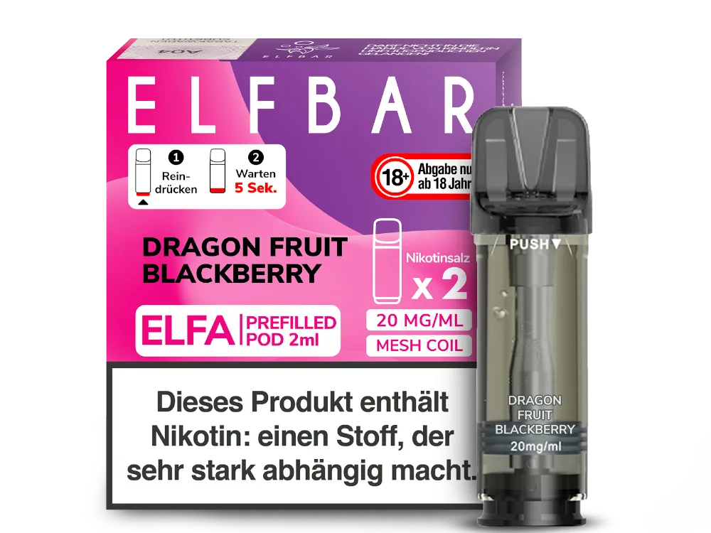 Elfbar - Elfa Pod 20mg/ml & Nikotinfrei