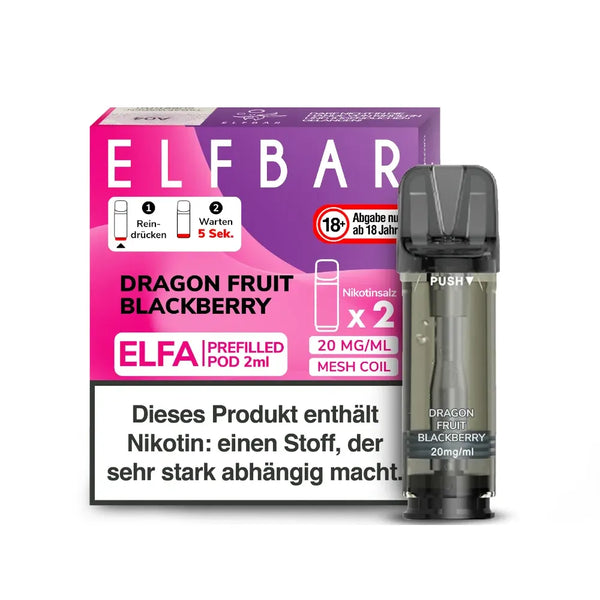 Elfbar - Elfa Pod 20mg/ml & Nikotinfrei