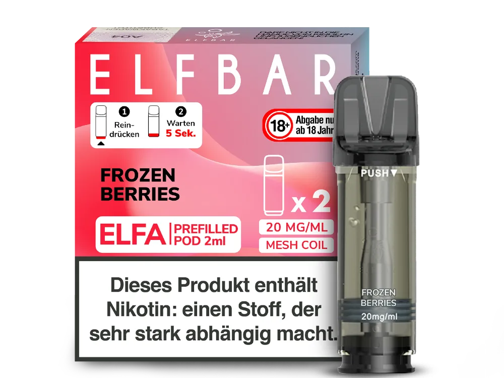 Elfbar - Elfa Pod 20mg/ml & Nikotinfrei