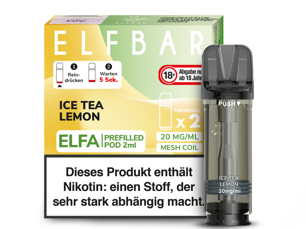 Elfbar - Elfa Pod 20mg/ml & Nikotinfrei