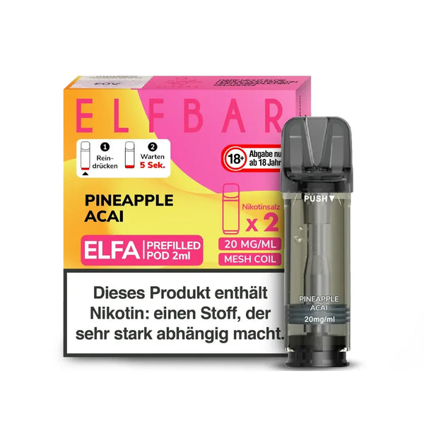Elfbar - Elfa Pod 20mg/ml & Nikotinfrei