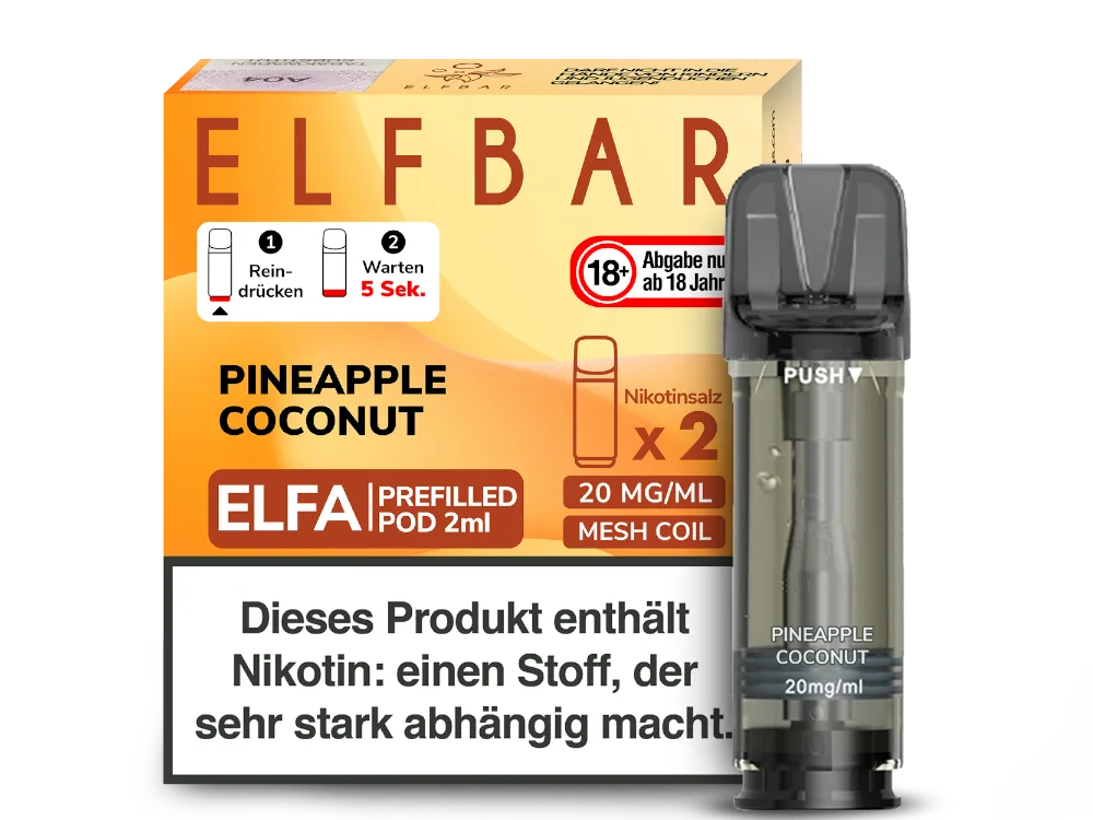 Elfbar - Elfa Pod 20mg/ml & Nikotinfrei