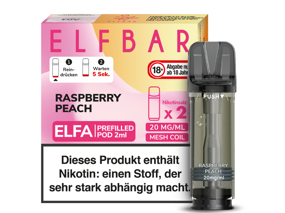 Elfbar - Elfa Pod 20mg/ml & Nikotinfrei