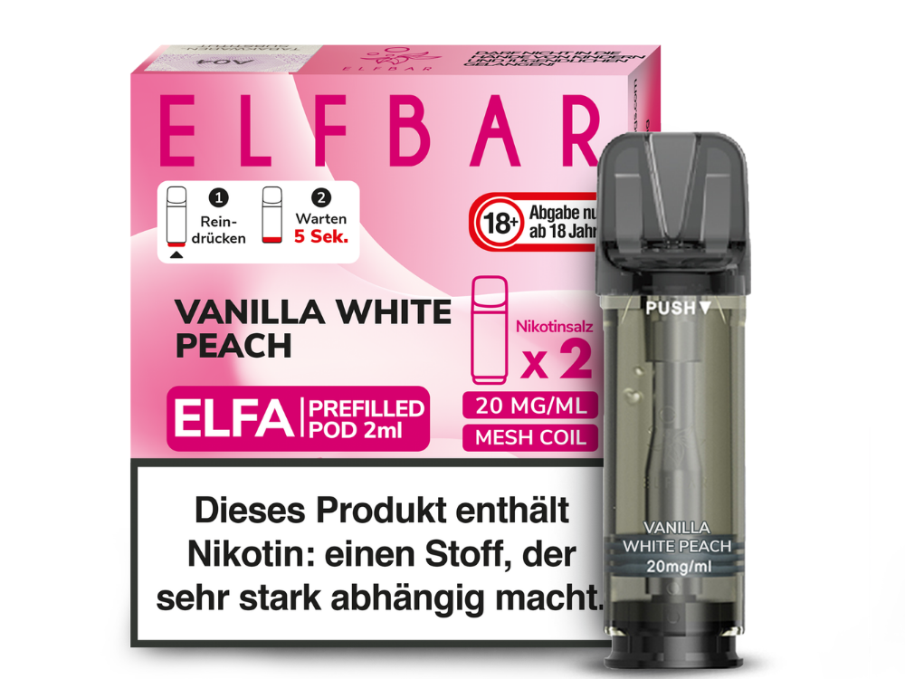 Elfbar - Elfa Pod 20mg/ml & Nikotinfrei
