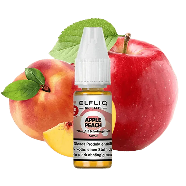 ELFBAR ELFLIQ - Apple Peach Nikotinsalz Liquid 10 ml - Haus des Dampfes