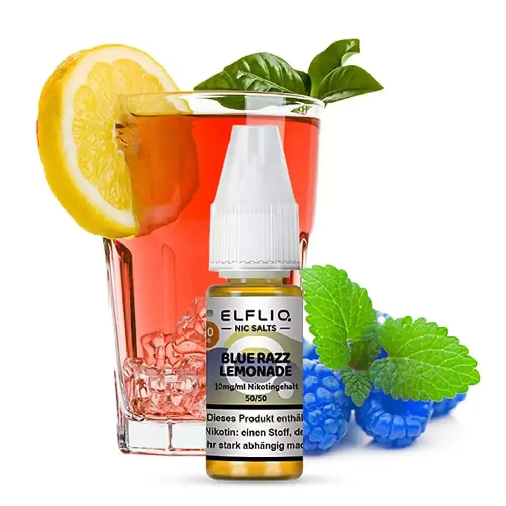 ELFBAR ELFLIQ Blue Razz Lemonade Nikotinsalz Liquid 10 ml - Haus des Dampfes