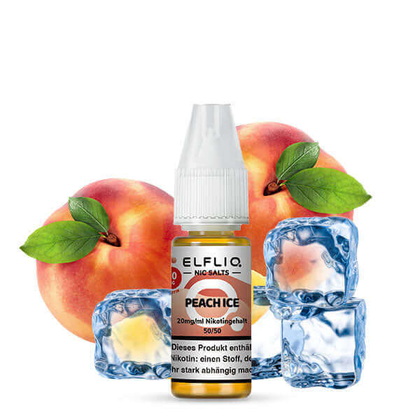 ELFBAR ELFLIQ Peach Ice Nikotinsalz Liquid 10 ml - Haus des Dampfes