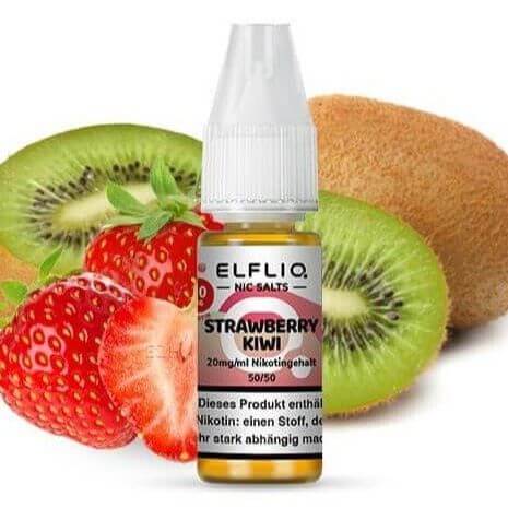 ELFBAR ELFLIQ Strawberry Kiwi Nikotinsalz Liquid 10 ml - Haus des Dampfes