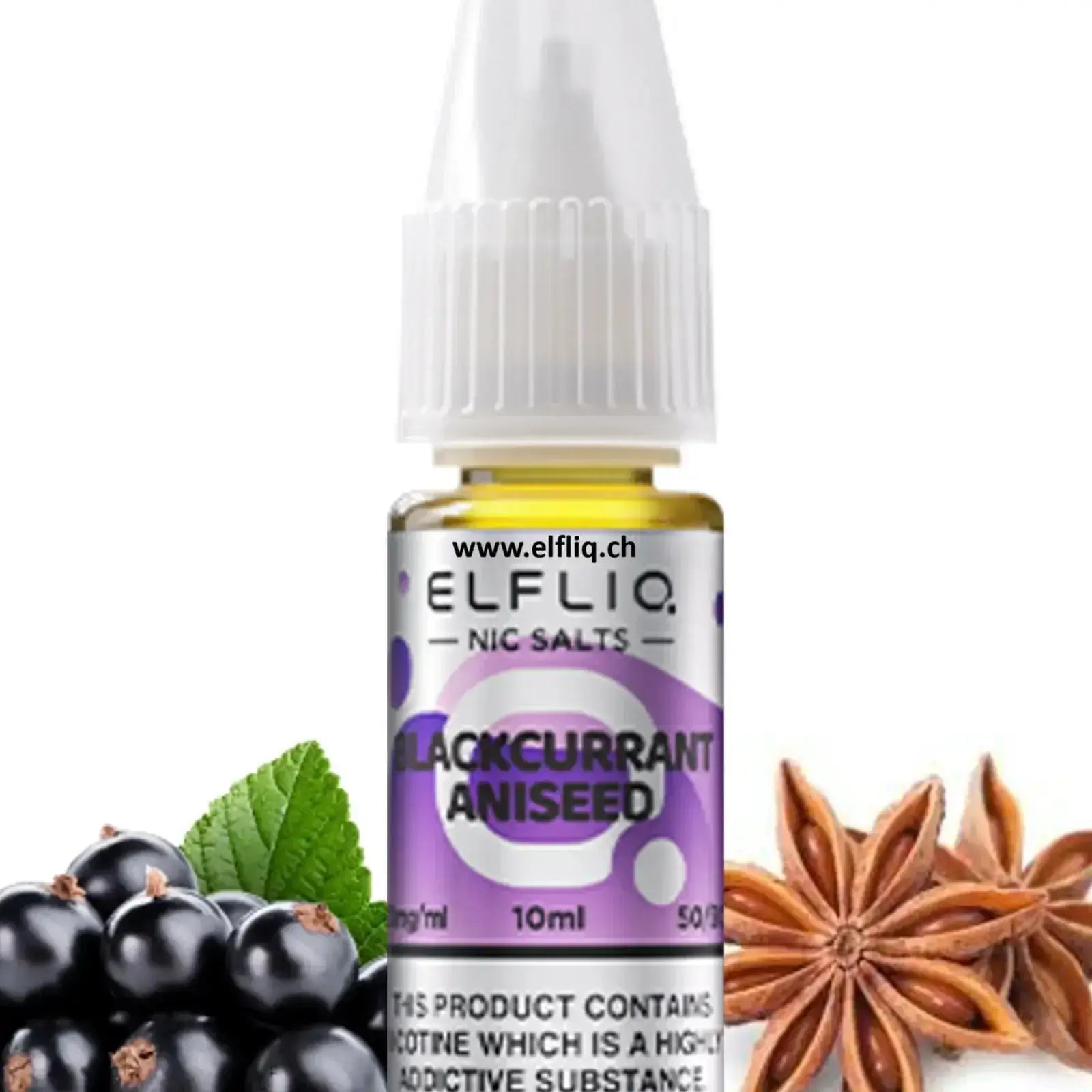 ELFLIQ - Blackcurrant Aniseed Nikotinsalz - Haus des Dampfes