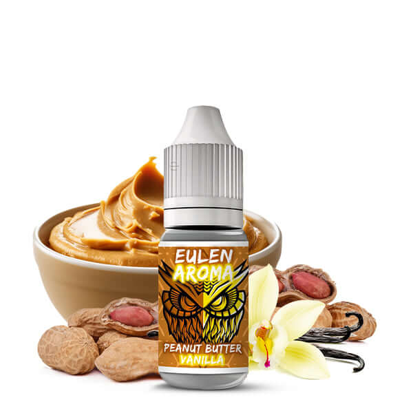 EULEN AROMA - Peanutbutter Vanilla Aroma 10ml – Aroma Flasche Produktfoto