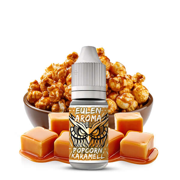 EULEN AROMA - Popcorn Karamell Aroma 10ml – Aroma Flasche Produktfoto