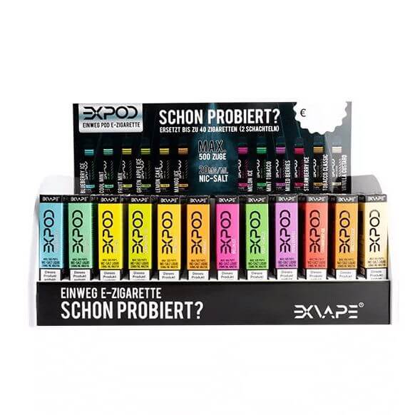 EXPOD Einweg E - Zigarette 20mg - Haus des Dampfes