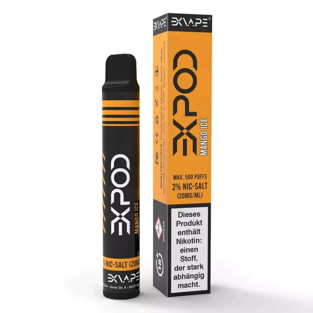 EXPOD Einweg E - Zigarette 20mg - Haus des Dampfes