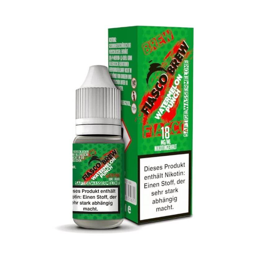 Flasco Brew - Watermelon Punch Nikotinsalz - 18 mg/ml - Haus des Dampfes