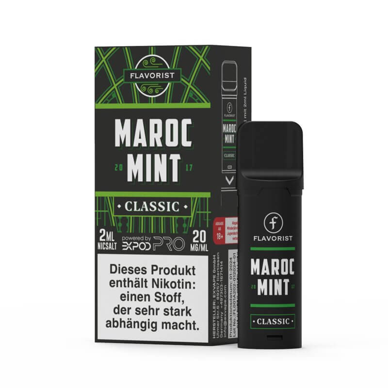 Flavorist - Pod (ELFA kompatibel) 20mg - Maroc Mint - Haus des Dampfes