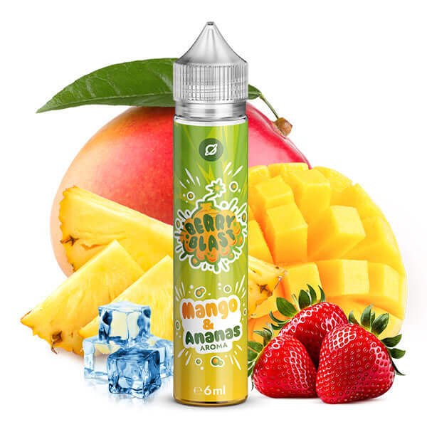FLAVORVERSE - BERRY BLAST Mango & Ananas Aroma 6ml – Aroma Flasche Produktfoto