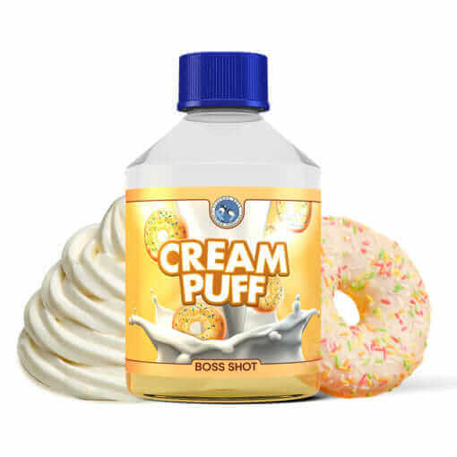 FlavourBoss - Cream Puff Boss Shot - 50 ml Aroma in einer 250 ml Flasche - Haus des Dampfes