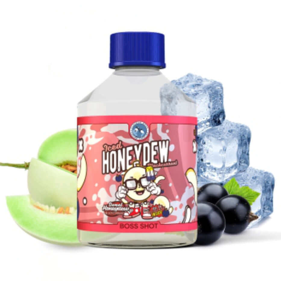 FlavourBoss - Iced Honeydew Blackcurrant Boss Shot - 50 ml Aroma in einer 250 ml Flasche - Haus des Dampfes