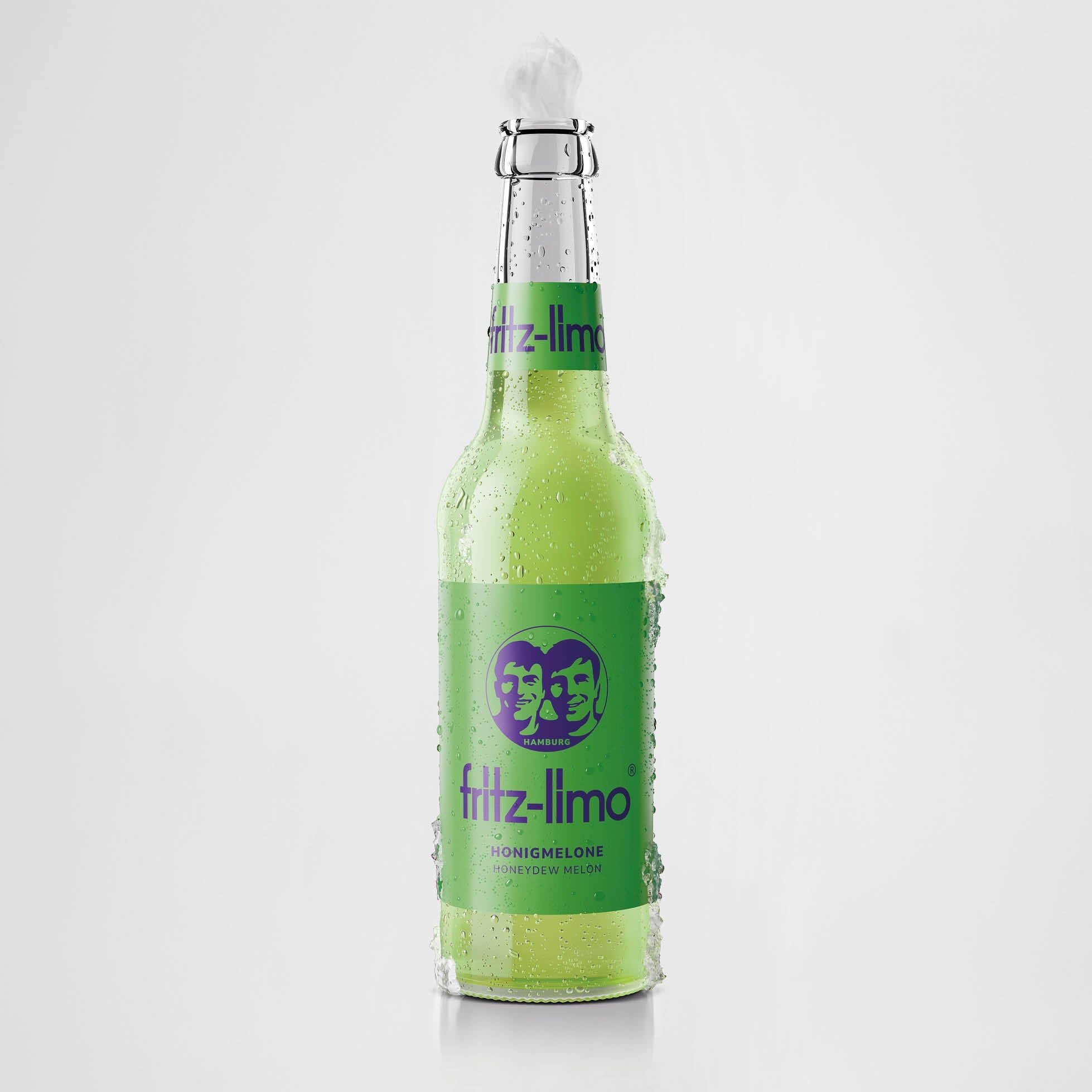 fritz-limo Honigmelone in der 0,33-l-Mehrwegflasche