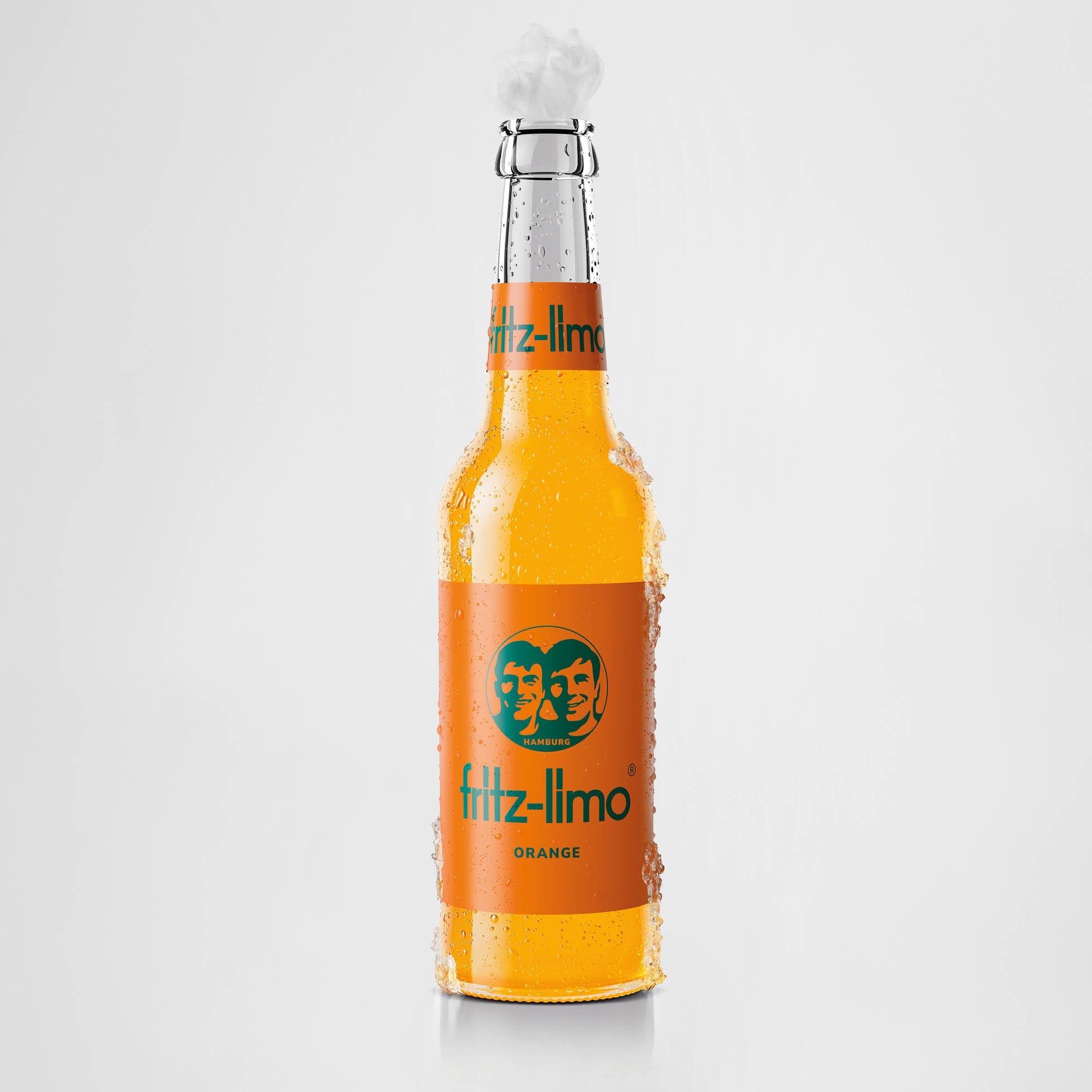 fritz-limo Orange in der 0,33-l-Mehrwegflasche