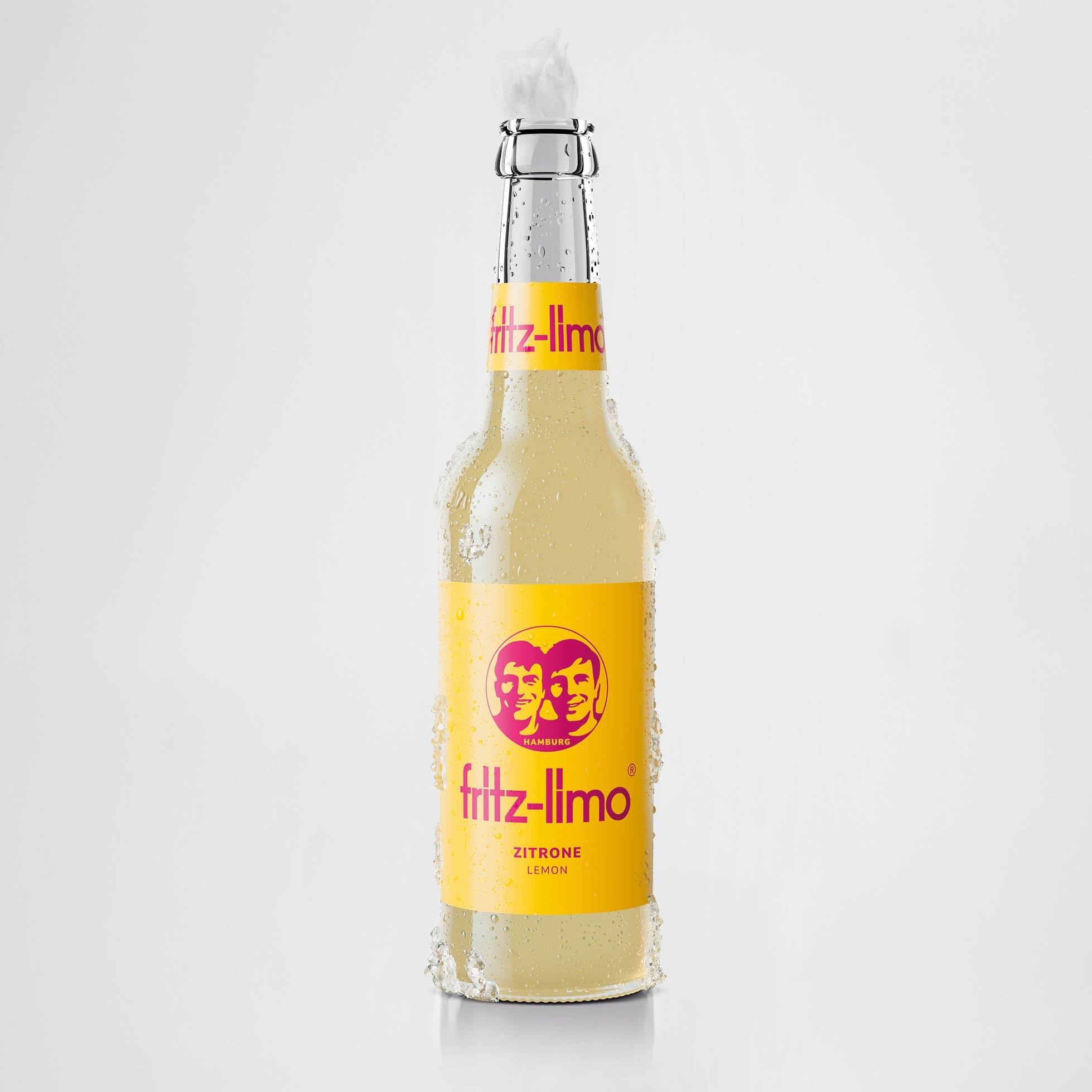 fritz-limo Zitrone in der 0,33-l-Mehrwegflasche