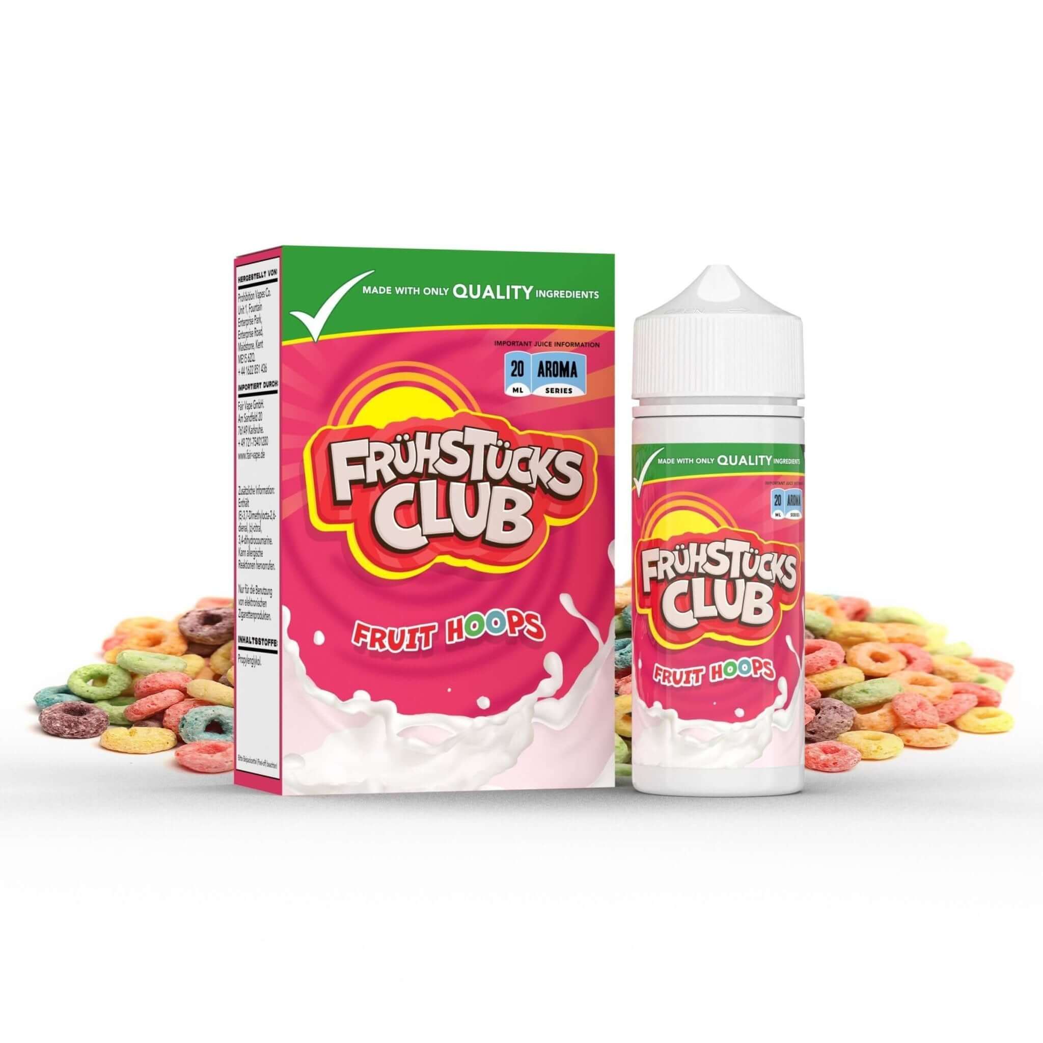 Frühstücks Club - Fruit Hoops - 20 ml Aroma - Haus des Dampfes