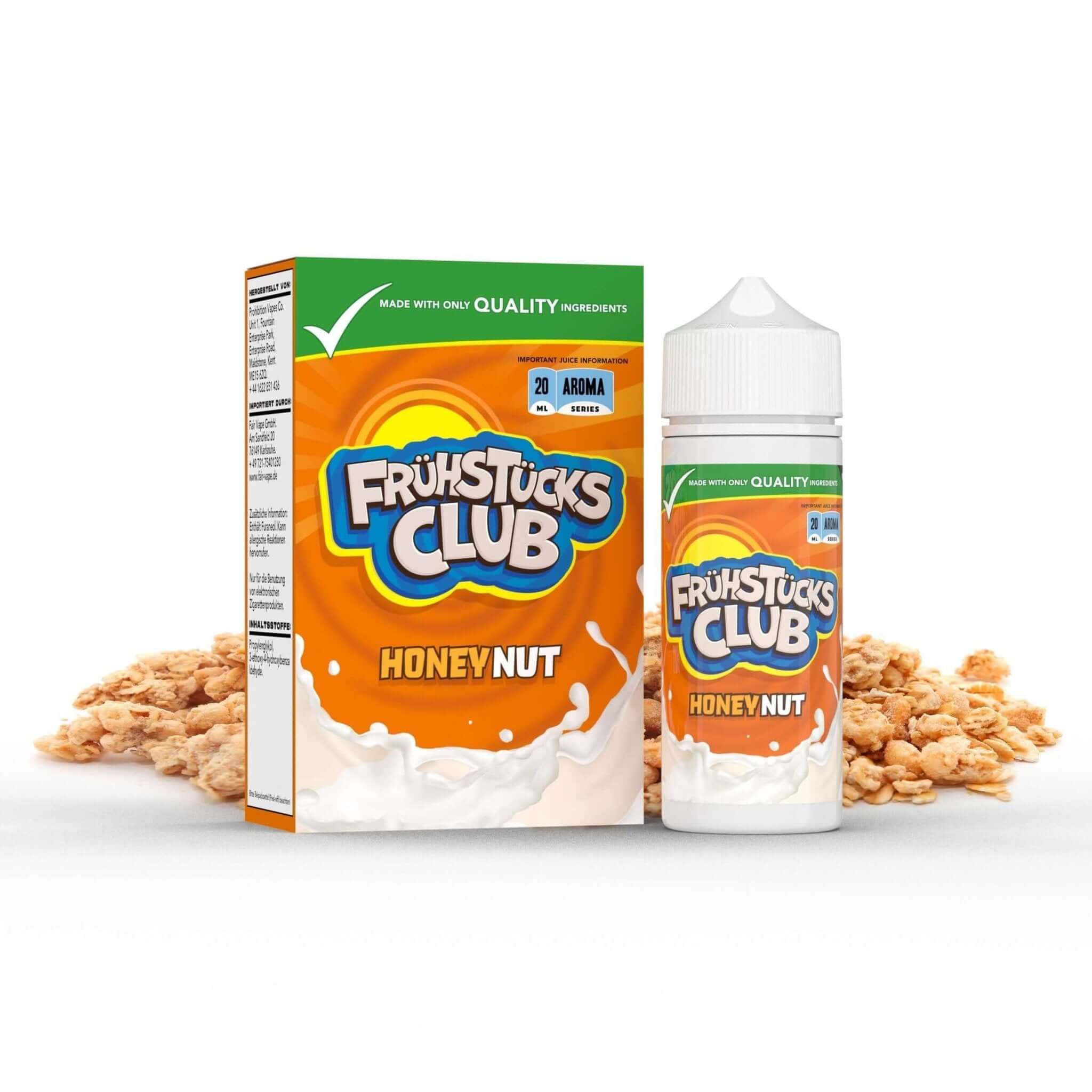 Frühstücks Club - Honey Nut - 20 ml Aroma - Haus des Dampfes